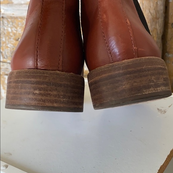 MADEWELL BROWN LEATHER ANKLE BOOTS 8.5 - Picture 7 of 10